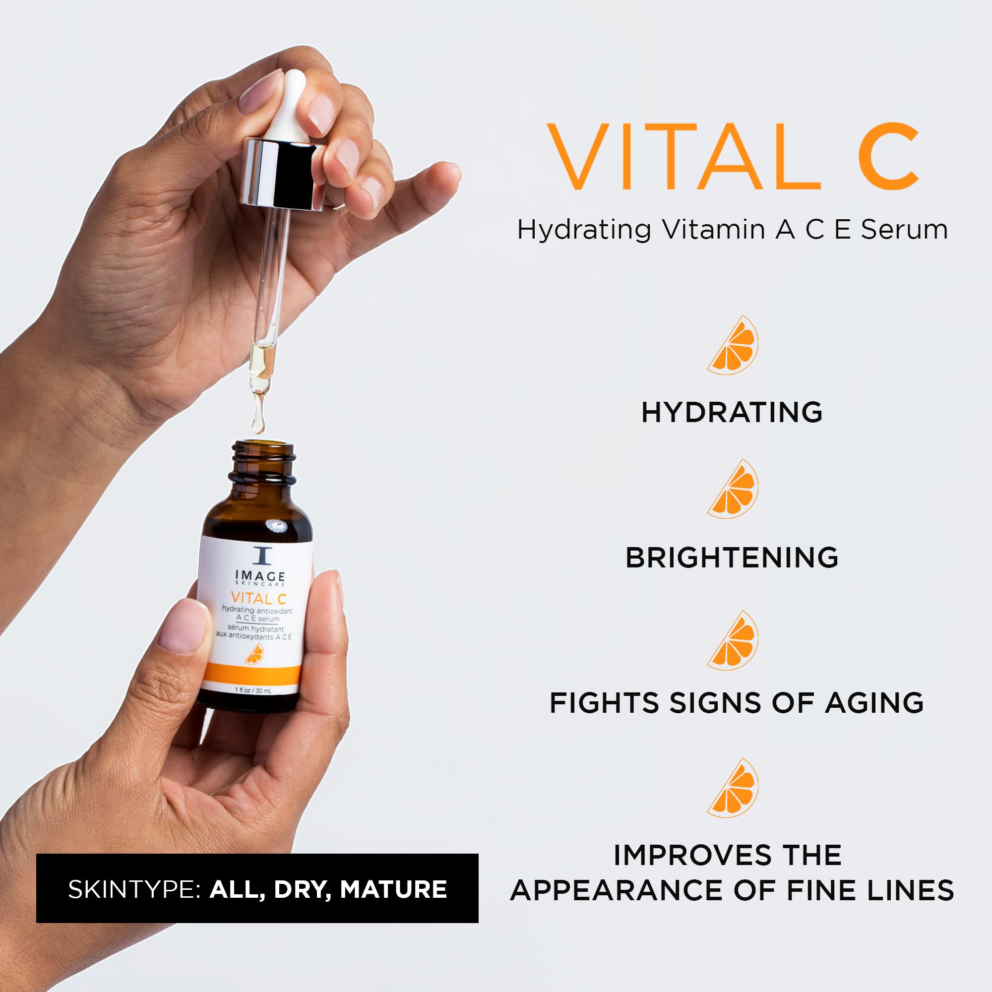 Image Vital C Hydrating Antioxidant A C E Serum 1 Oz